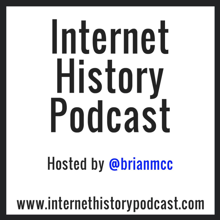 Logo du podcast "Internet History Podcast", par Brian McCullough. Les 5 meilleurs podcasts web !