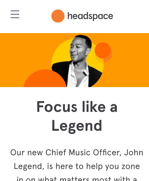 Headspace : John Legend est le Chief Music Officer qui va vous apprendre à méditer...... :/